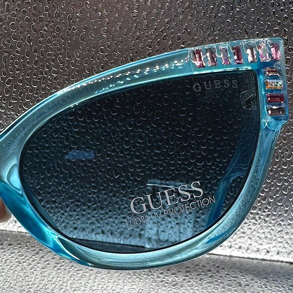 Guess GU7901 89V Turquoise/Other/ Blue Sunglasses Summer Style - Picture 7 of 14